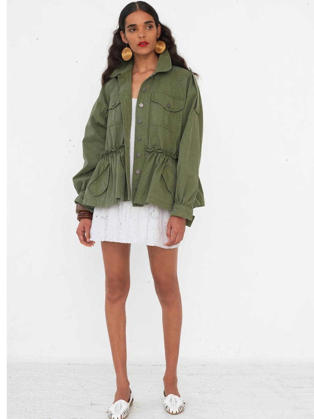 Marissa Web MARSHALL WASHED CANVAS JACKET XS